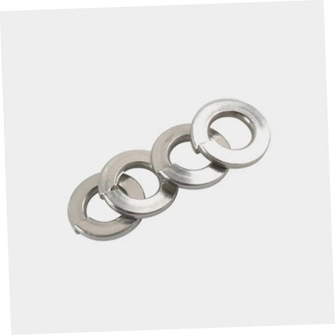 Stainless Steel Washers Set 350 Pc Assortment With Multiple Sizes And Spring Lock Features, Flat Washers For Screws And Nuts, Built For Auto And Industrial Projects, Durable Gasket Washers For Any Hardware Job, stainless steel spring lock washers