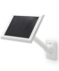 Universal Solar Panel Wall Mount For Ring Eufy Arlo Wyze Reolink And More With Extended Arm And Multi Angle Adjustable Head White