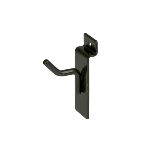 1 Inch Slatwall Deluxe Hooks For Panels Black Finish Pack Of 96 Heavy Duty Display Hooks Commercial Grade For Retail And Home Organization Great For Shelves Walls And Fixtures In Busy Stores single hook