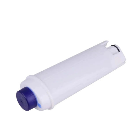 Real Deal Coffee Machine Water Filter 6 Pack Soft Filtration Cartridge Compatible With Delonghi Brewers Replaceable Basket Mesh, white cartridge.