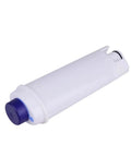 Rinse And Reuse Premium Coffee Machine Soft Water Filter Keeps Your Daily Grind Smooth Flavor On Point Compatible With Delonghi DLS C002 SER 3017 No Hassle Basket Design 3 Pack, white filter cartridge.