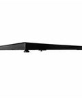 Heavy Hitter Industrial Floor Scale With Sharp Digital Indicator For Nailing Pallet Loads Up To Five Thousand Lbs On A Roomy Twenty Four By Twenty Four Inch Deck side view of the black steel platform.