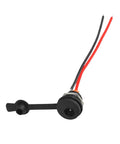Coaxial 2 Wire Charging Port For Electric Scooters And Hoverboards With Dust Cap Universal 6 And 12 Volt Compatibility Weatherproof