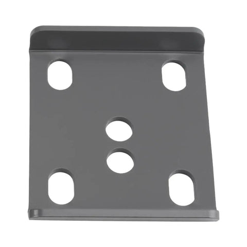Metal component from 5 Inch Rear Axle Drop Flip Kit With C Notch And U Bolts For 1973 1987 Chevy C10 C15 Pickups, top view, gray finish.