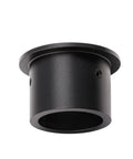 0.965 to 1.25 Inch Telescope Eyepiece Adapter with stainless steel dual screw design, black CNC-machined metal