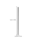 Heavy Duty Stainless Steel Dowel Pins M3 Cylindrical Shelf Support Pegs Kit 50 Pieces For Quick Secure Installations shown with measurements