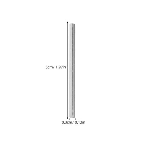 Heavy Duty Stainless Steel Dowel Pins M3 Cylindrical Shelf Support Pegs Kit 50 Pieces For Quick Secure Installations shown with measurements