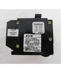 Back view of Bolt-On Mount BAB Industrial Miniature Circuit Breaker With Shunt Trip, 3-Pole, 50 Amp, 240 Volt AC, Quicklag Molded Case.