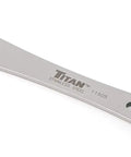 5-1/2 Inch Stainless Steel Pry Bar Scraper With Nail Puller, Razor Sharp Edge, And Angled Prying End For Walls, Moldings, Tiles, Wood Slats