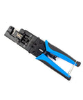 1 Punch Down Termination Tool For Vertical Cable Keystones Pro Grade Carbon Steel With Black Oxide Finish Durable Keystone Jack Installer Precise Punch Down For Vertical Keystones Only, shown with blue handles
