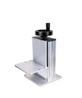 Heavy Duty Precision Z Axis Linear Slide With Long Travel Lab Lifting Platform And Lead Screw Slider in silver with adjustable platform.