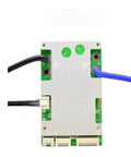 Heavy Duty 10S To 17S LifePo4 BMS Protection Board With Built In Bluetooth for 36V 48V 60V lithium packs, showing wiring connections.
