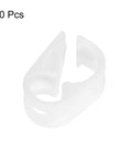 Single clamp from the Adjustable Plastic Tubing Clamps Set, 10 Pcs For 1/8 To 5/32 Inch Tube Outer Diameter, durable PP material.
