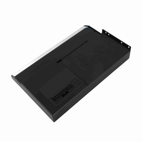 Next Level External GPU Dock Station USB4 40Gbps PCIe Enclosure with M2 NVMe slot, black metal housing, top view