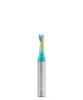 UO13415 3/16 Inch O Flute CNC Router Bit With 1/4 Inch Shank, Up Cut End Mill For Wood Plastic And Acrylic, DLC Coated, Front View