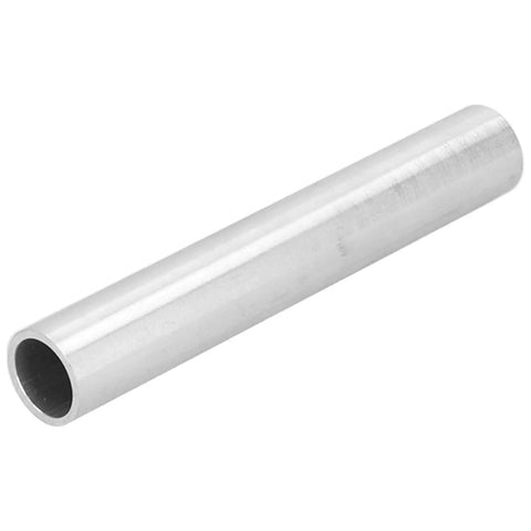 Thick Wall 1.3 Inch OD Seamless Aluminum Round Tube for Robotics and Prototyping shown at an angle, smooth surface visible.