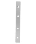 Beefy Aluminum Miter Track Jig 200mm T Slot Rail With Four Mounting Holes, side view showing aluminum texture