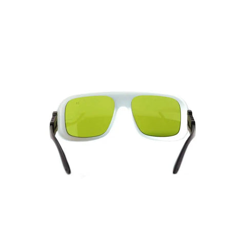 Front view of Top Shelf Laser Safety Glasses For Nd Yag And Semiconductor Work High Power Eye Protection With Optical Density Filtering Crisp Vision Shield Built Tough.