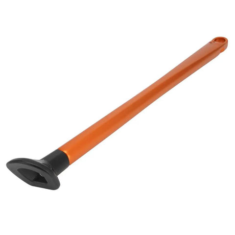 Orange Beefy CNC Aluminum Dirt Bike Kickstand With Springs for XCF EXC EXC F 2017-2022, side view