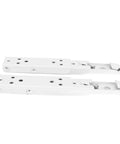 Folding Shelf Bracket Two Pack Spring Loaded Wall Mounted Shelf Support In Cold Rolled Steel Heavy Duty Space Saving Hardware 195x30x15mm