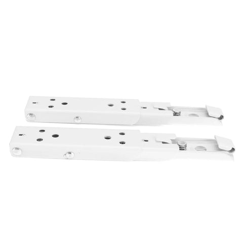 Folding Shelf Bracket Two Pack Spring Loaded Wall Mounted Shelf Support In Cold Rolled Steel Heavy Duty Space Saving Hardware 195x30x15mm