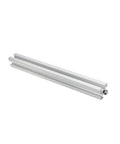 4 Pack 2020 Aluminum T Slot Extrusion European Standard Anodized Linear Rail For CNC Machines And 3D Printers, Silver Finish