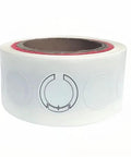 Roll of 100 Pcs UHF RFID Sticker Tags 860 960 MHz Long Range RFID Labels for Warehouse Management and Asset Tracking