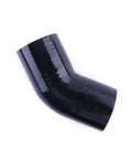3 Inch Inner Diameter 45 Degree Silicone Coupler Reinforced Hose 4 Ply Turbo Intercooler And Intake Piping 76mm in black