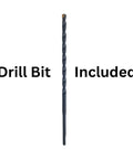 One Quarter Inch By One And A Quarter Inch Concrete Screws Kit With Drill Bit Included 100 Pack Hex Head Diamond Tip Anchors