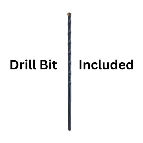 One Quarter Inch By One And A Quarter Inch Concrete Screws Kit With Drill Bit Included 100 Pack Hex Head Diamond Tip Anchors