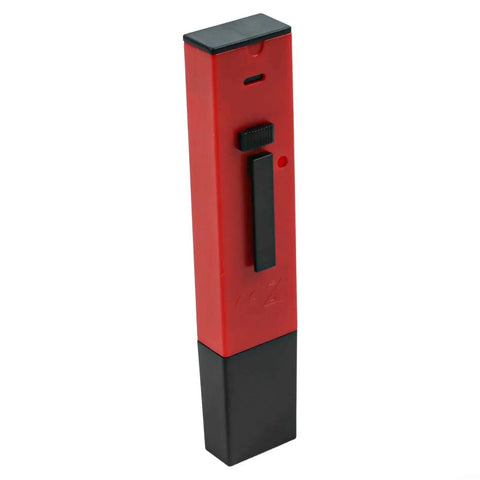 Pro Grade Digital pH Meter Tester 0.0-14.0 Range With 0.1 Resolution, handheld red device with backlit display