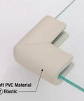 Super Slick U Shaped Baby Proofing Corner Guards For Glass Tables And Thin Furniture, Soft Eva Foam Edge Protectors with Soft PVC material.