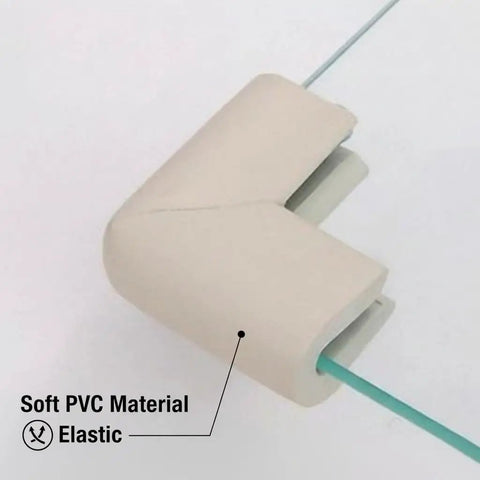 Super Slick U Shaped Baby Proofing Corner Guards For Glass Tables And Thin Furniture, Soft Eva Foam Edge Protectors with Soft PVC material.