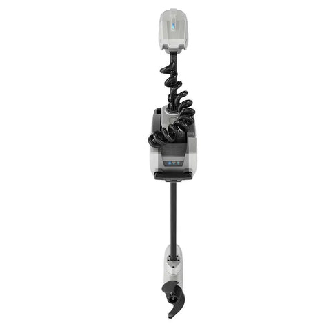 Recon Saltwater 72 Inch Trolling Motor with FreeSteer Joystick Remote, top view showing brushless motor design.