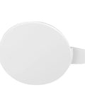 Front Tow Hook Cover For Tesla Model 3 2017 2018 2019 2020 2021 White Plastic Replacement Eye Lid Cap For Front Bumper Waterproof Durable Exterior Accessory