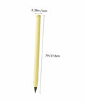 Everlasting Reusable No Sharpening Pencils Set For Students And Artists Graphite Sketch Pencils in yellow, side view
