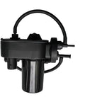 Top Shelf Electric Vacuum Pump Direct Swap For Ford F-250 F-350 Super Duty 6.0L Diesel 2004 2007 showing black body and connection points.