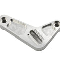 Heavy Duty Adjustable Idler Pulley Belt Kit Built For Civic Integra And Rsx With K24 Swap And K Series Engine Fits Ep3 Config Smooth Drive, silver aluminum bracket