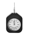 Portable Dial Tension Gauge With LCD Display For Precise 0.1 To 0.5 N Readings, Built Tough Metal Build, Compact Tensiometer For Relay Contacts And Spring Tension, Easy To Read And Highly Accurate, black metal dial gauge front view