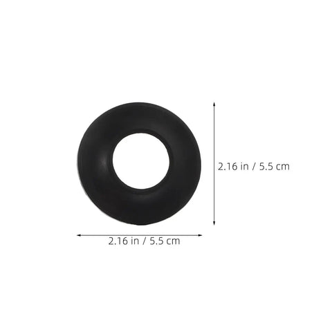 10pcs Rubber Bathtub Plug Gasket for Pop-up Stopper Drain Seal, black rubber washer 2.16 inches in diameter for bathtub use.