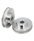 Two Piece GT2 Timing Pulley Set With 20 Tooth And 80 Tooth Aluminum 12mm Bore Synchronous Drive Pulleys