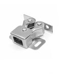 No Screw Install Needed For This Cool Spring Loaded Roller Catch Latch Set in stainless steel for cabinet and boat doors.