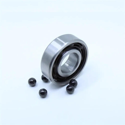 Top Notch Hybrid Ceramic Bearing 2RS Si3N4 For Motors And Spindles ABEC1 Precision Ball Bearing with ceramic balls