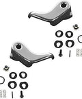 Vent Window Crank Handle Set Chrome 2-Piece For 1980-1986 Chevy C10 Pickup with installation hardware