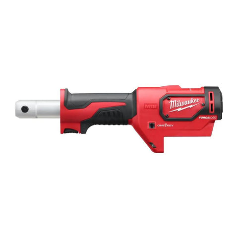 M18 Cordless 6 Ton Utility Crimper With Center Grip And Adaptive Pressure Control showing side view with ergonomic design for heavy duty jobs.