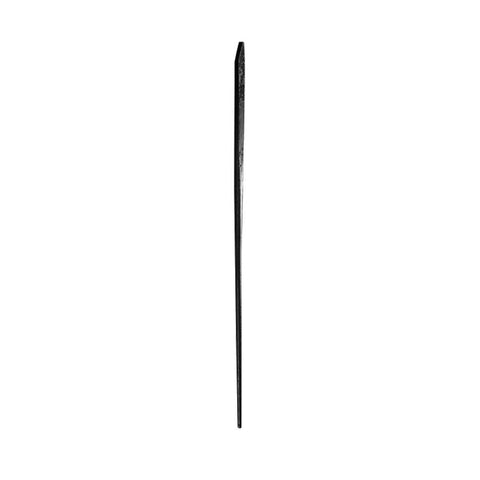 Side view of Pinch Point Crowbar With Heat Treated Steel 36 Inch Pry Bar For Demolition Heavy Duty Pry Tool To Break Up Concrete Clay