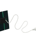 2W 6V Monocrystalline Solar Panel Charger with USB output and cable, compact size for outdoor lighting and small DC devices