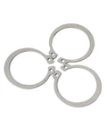304 Stainless Steel C Type External Snap Ring Retaining Clip For Bearing Shafts M3 To M120 Washers Hardware DIY Maintenance Heavy Duty Pro Grade