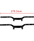 Heavy Duty Metal RC Car Chassis Side Frame Beams For One By Twelve Scale MN D90 D91 D96 D99 NM99S 2PCS Upgrade Kit, 279.5mm length