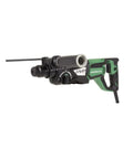 Side view of Powerhouse Heavy Duty SDS Plus Rotary Hammer Drill One And One Eighth Inch 3 Mode With D Handle Vibration Protection Eight Amp Motor